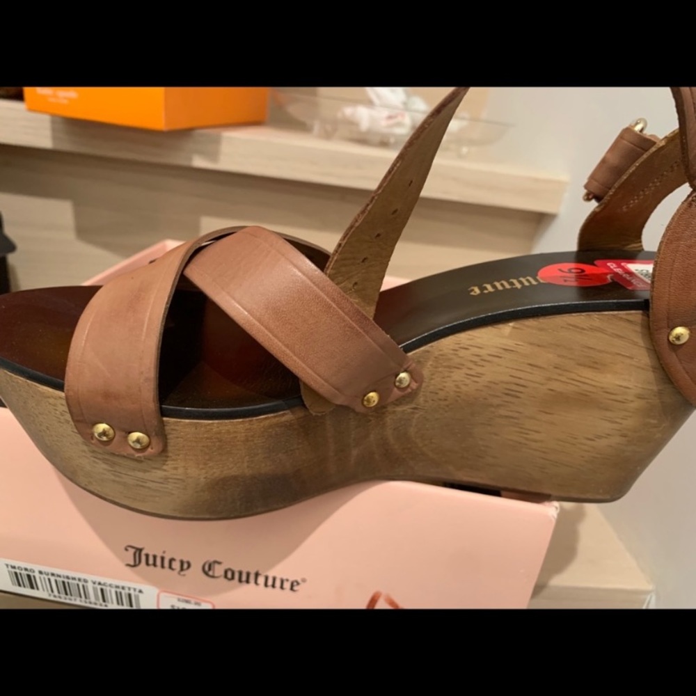 NWT Juicy Couture Wedge Sandals